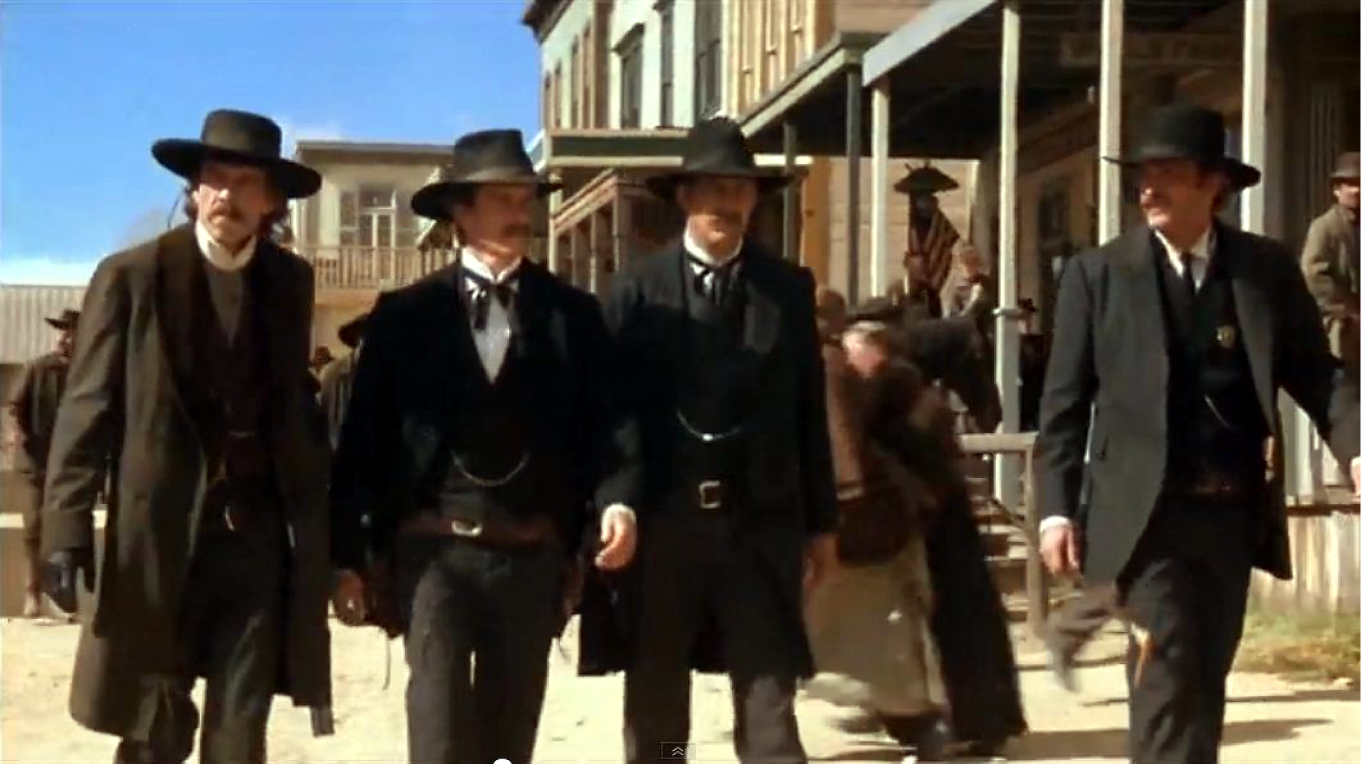 ‘Wyatt Earp’: Dennis Quaid, Michael Madsen, Kevin Costner, Linden Ashby