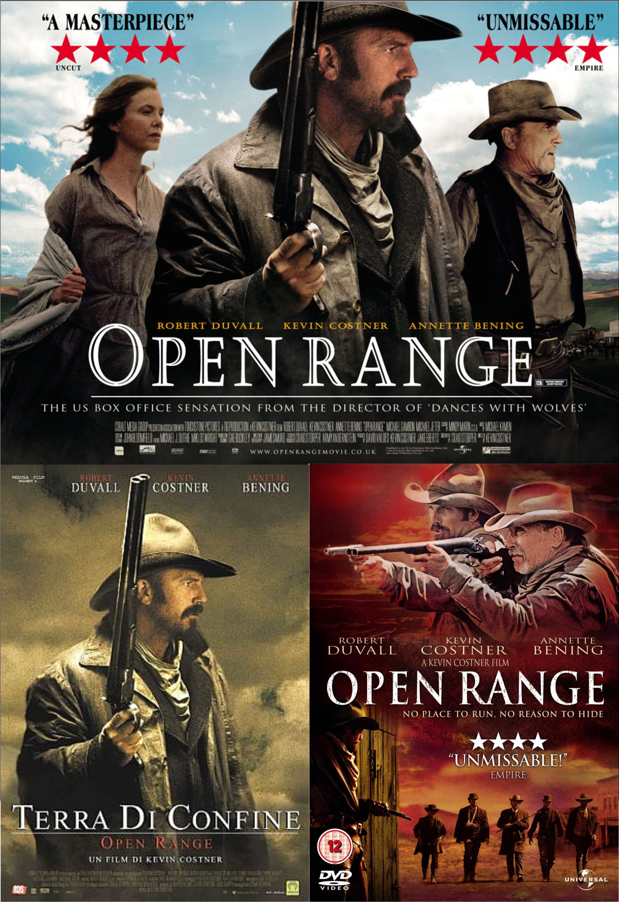 Open Range posters