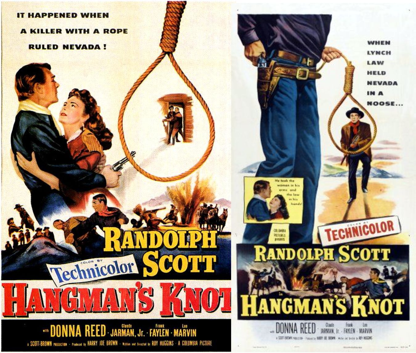 lee marvin hangman's knot posters