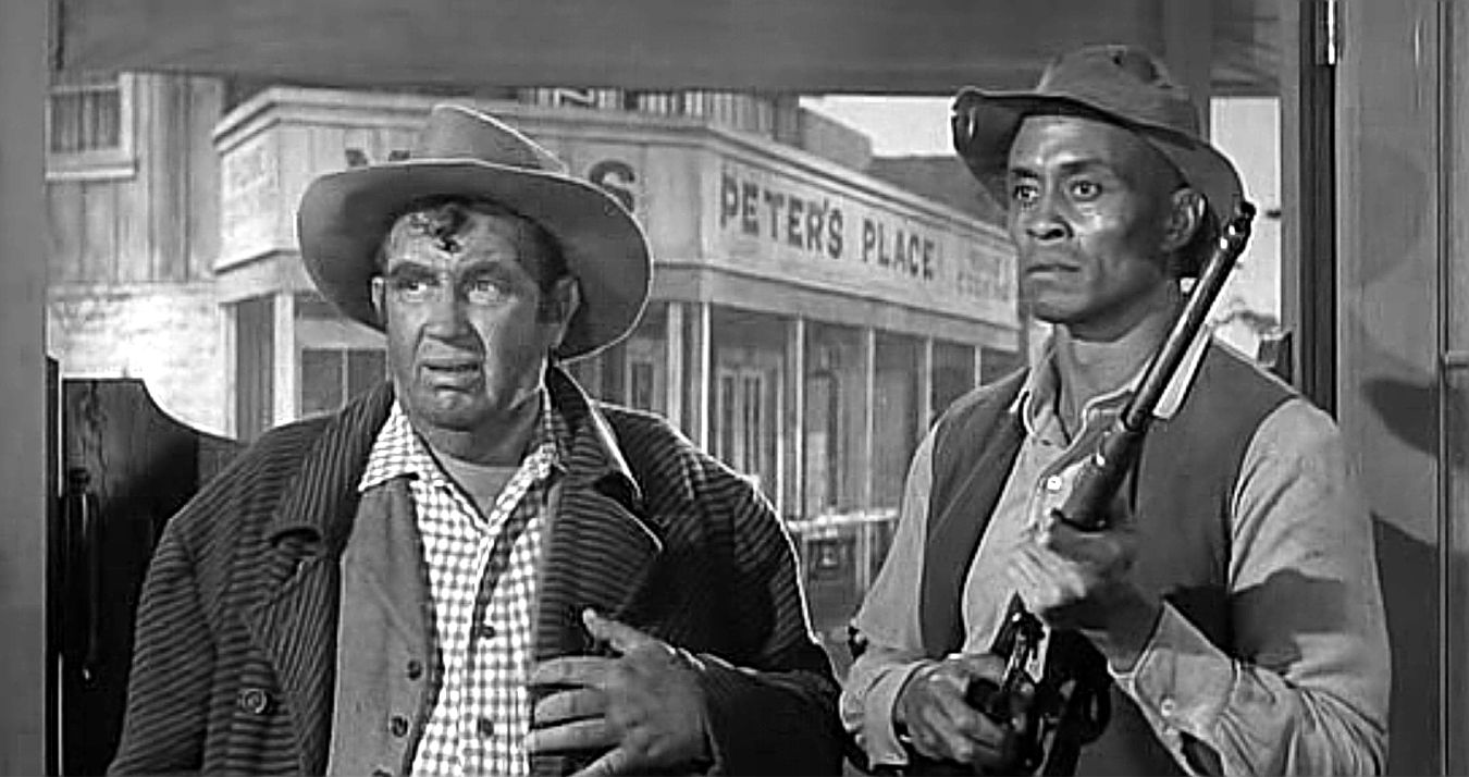 The Man Who Shot Liberty Valance - Andy Devine and Woody Strode