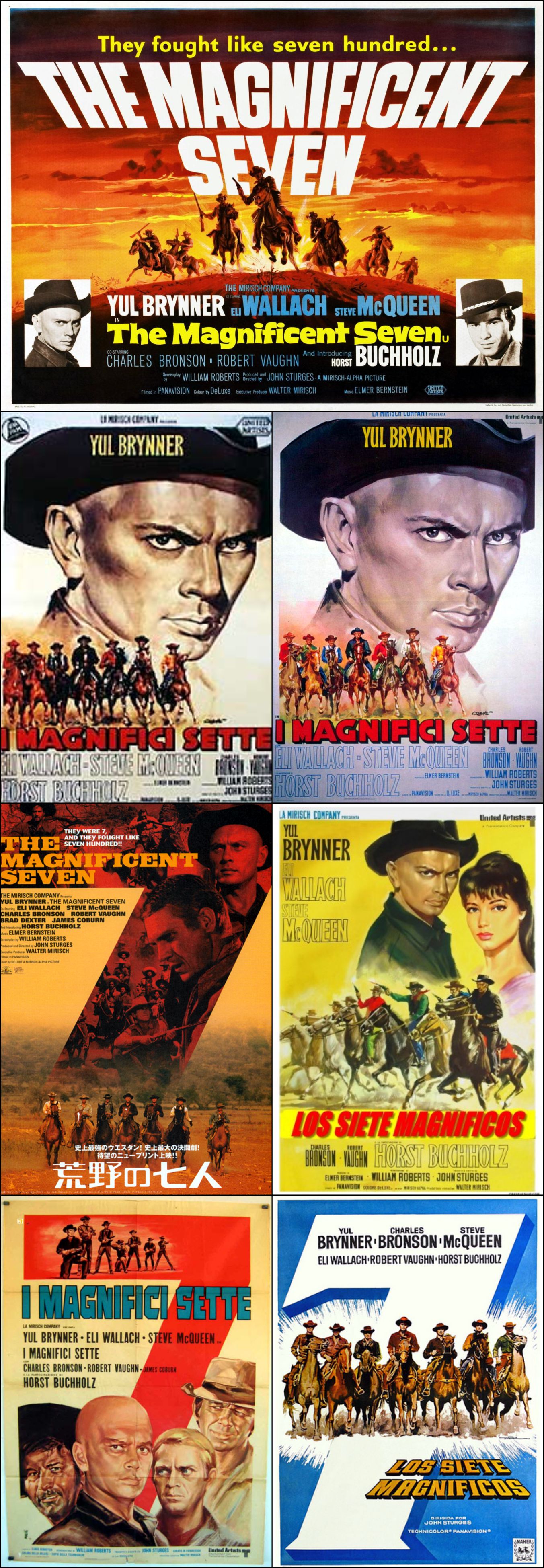 magnificent seven posters