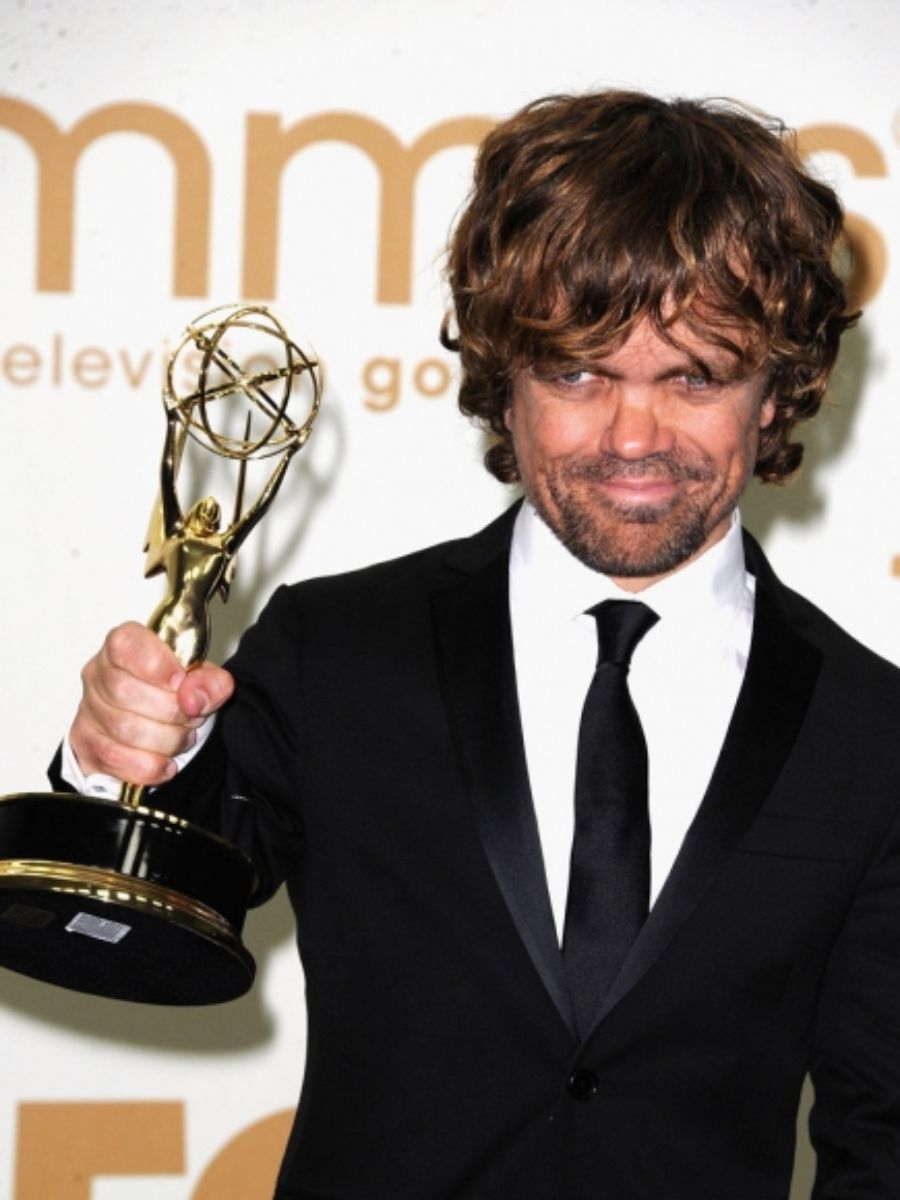 Dinklage with Emmy