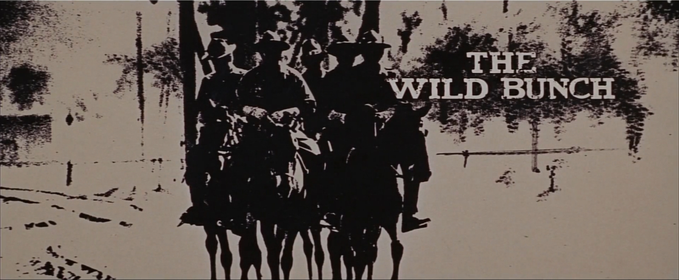 The Wild Bunch Corel screen opening credits Banner