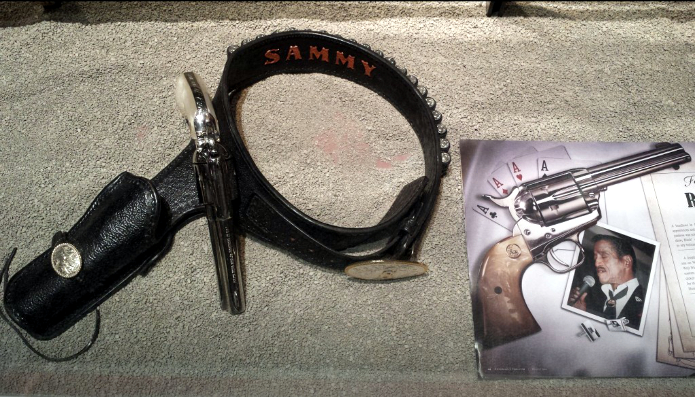 Sammy Davis Jr custom gunbelt and Colt