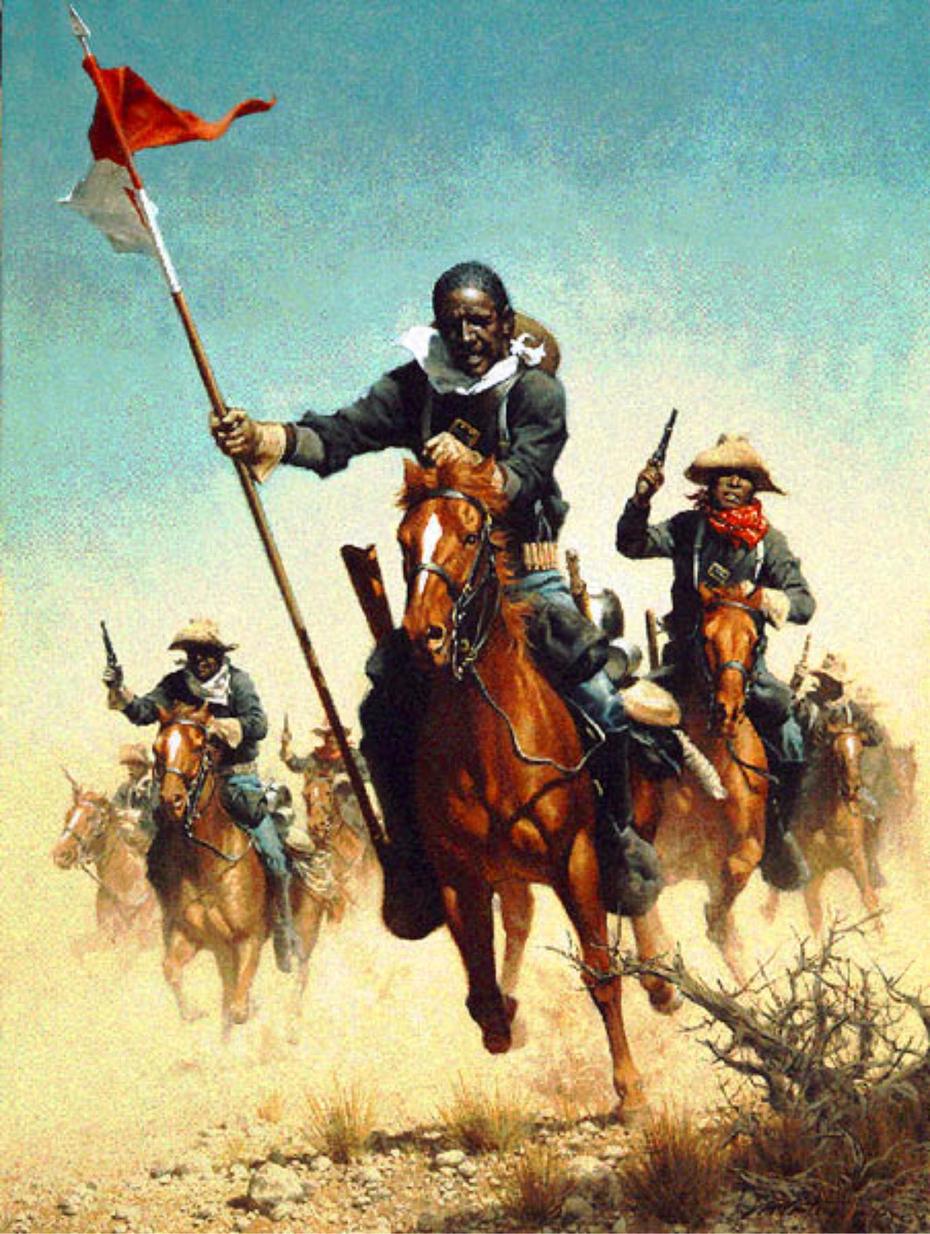 Charge of the Buffalo Soldiers - Frank C. McCarthy