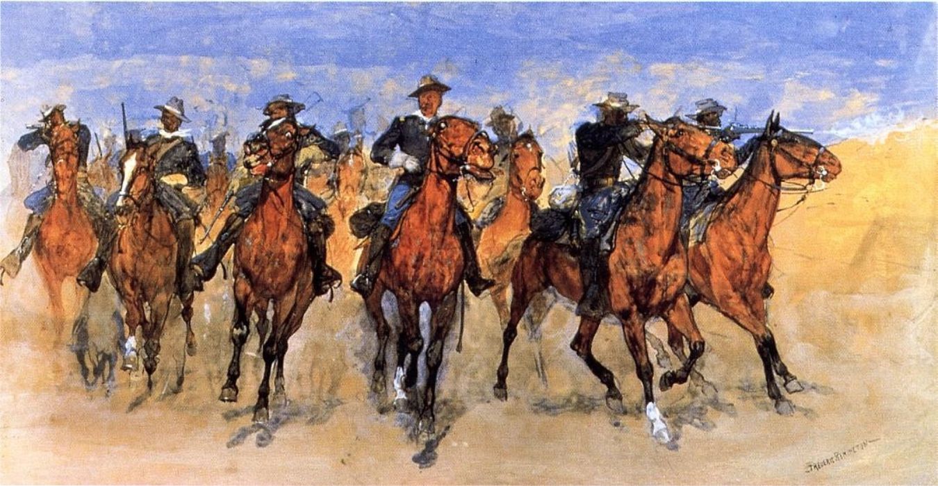 Captain Dodge's Colored Troops to the Rescue - Frederick Remington