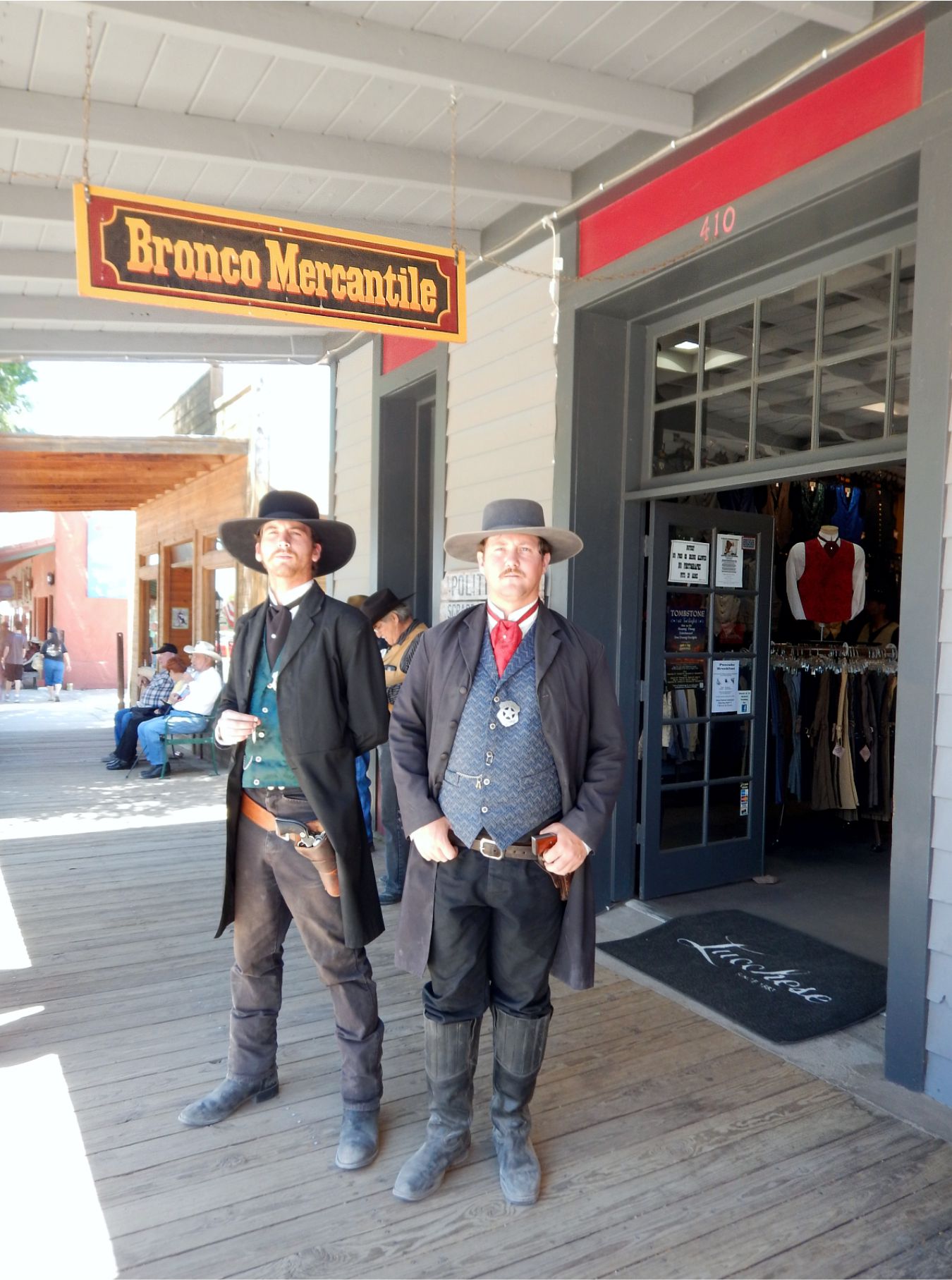 Downtown Tombstone cowboys