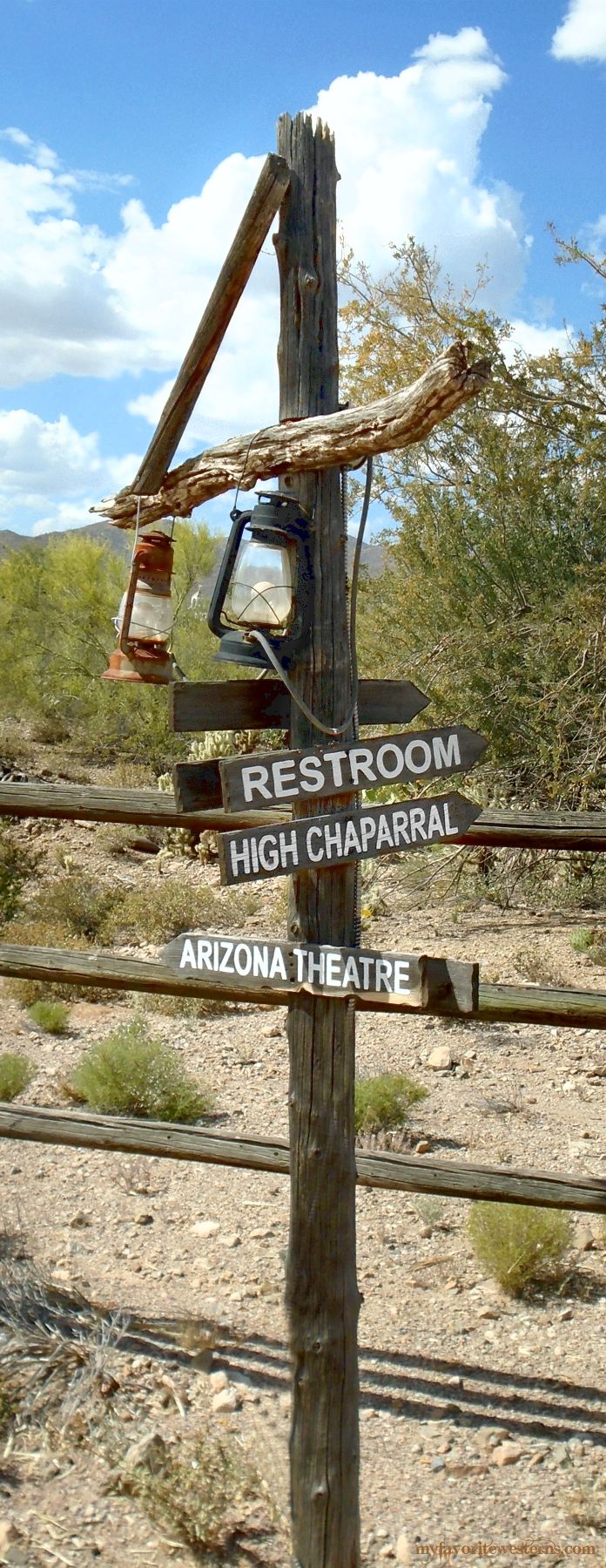 Old Tucson Studios Signpost