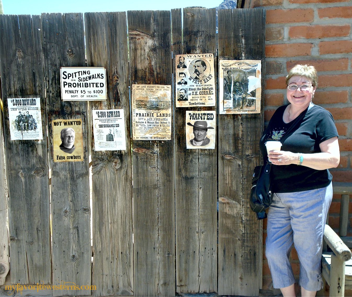 Old Tucson Studios wanted posters