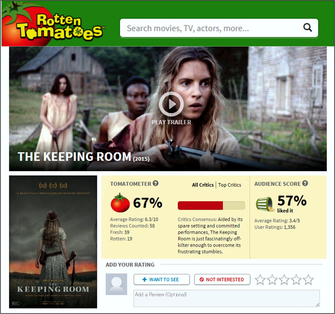 the keeping room review 2