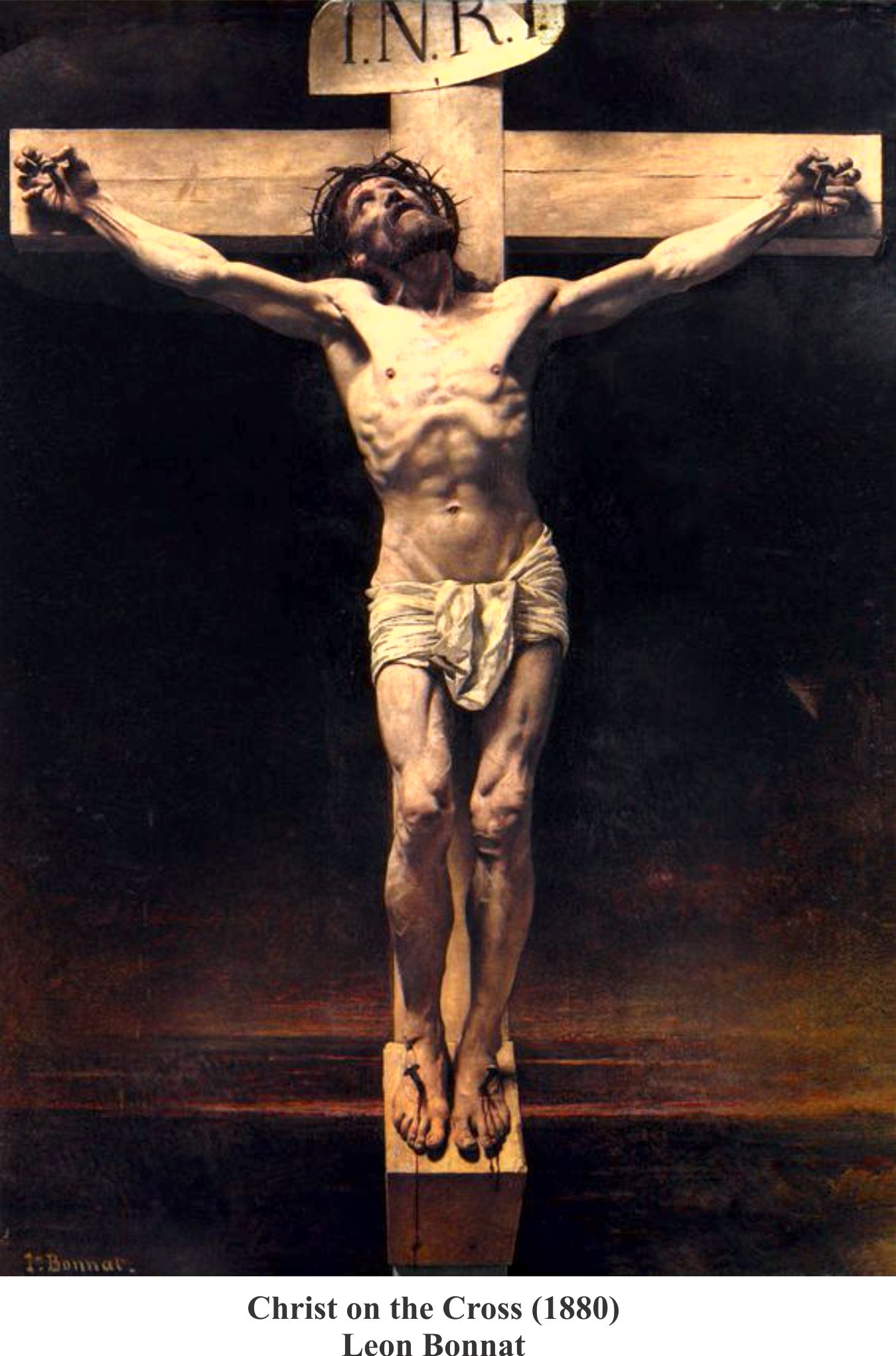 Christ on the Cross (1880) Leon Bonnat