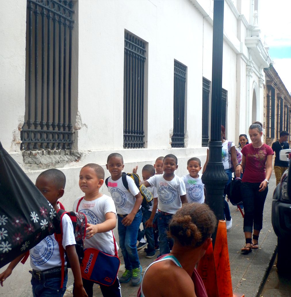 Downtown Santo Domingo kids on day trips