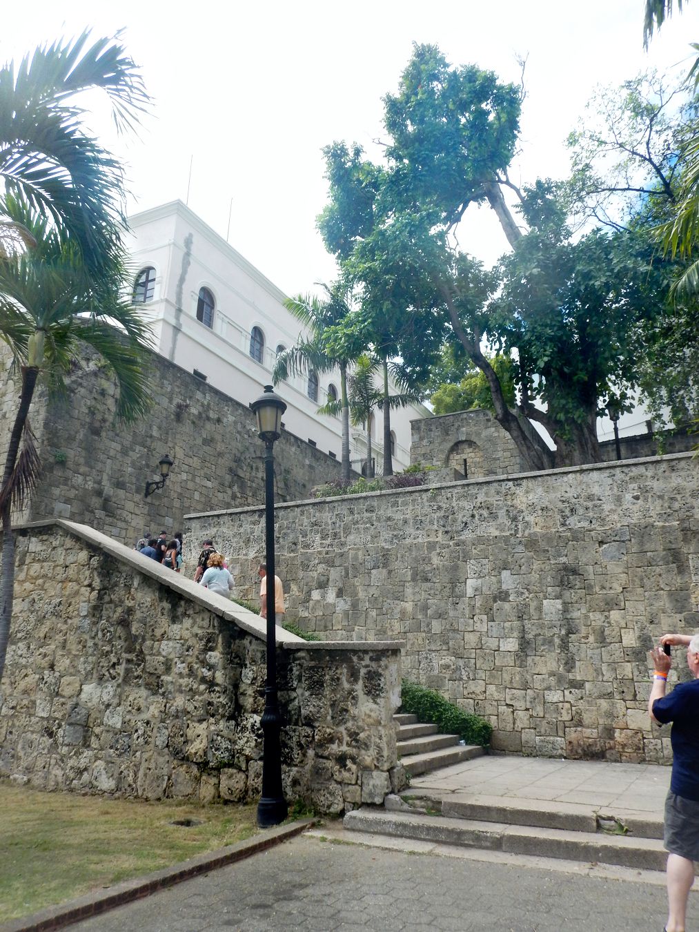 Downtown Santo Domingo stairs