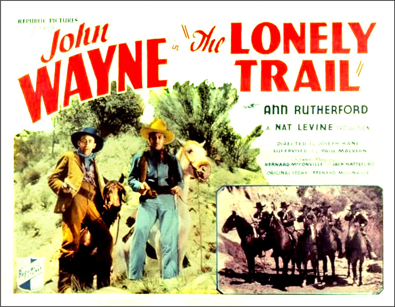 The Lonely Trail lobby poster 2