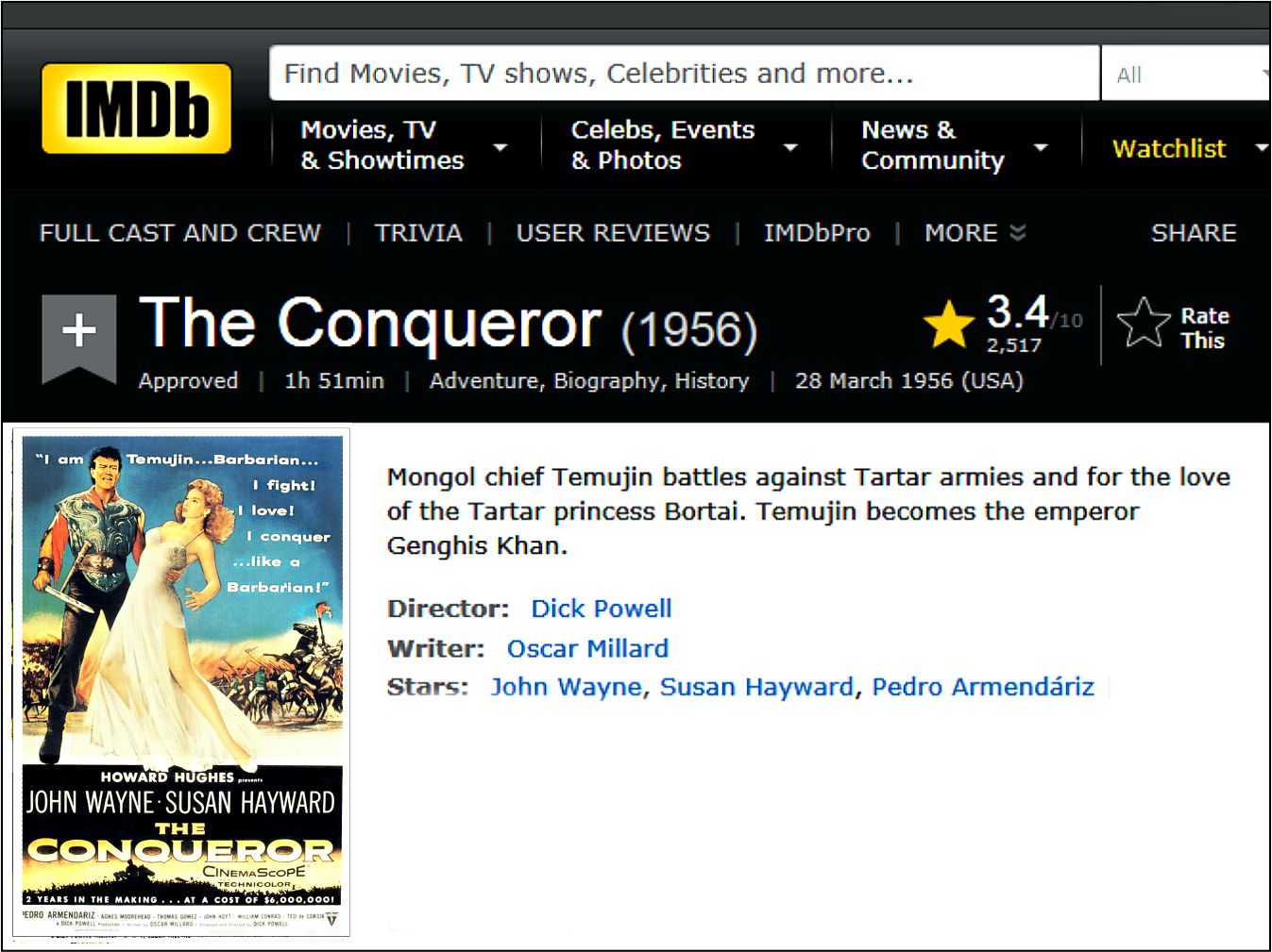 the-conqueror-imdb-review